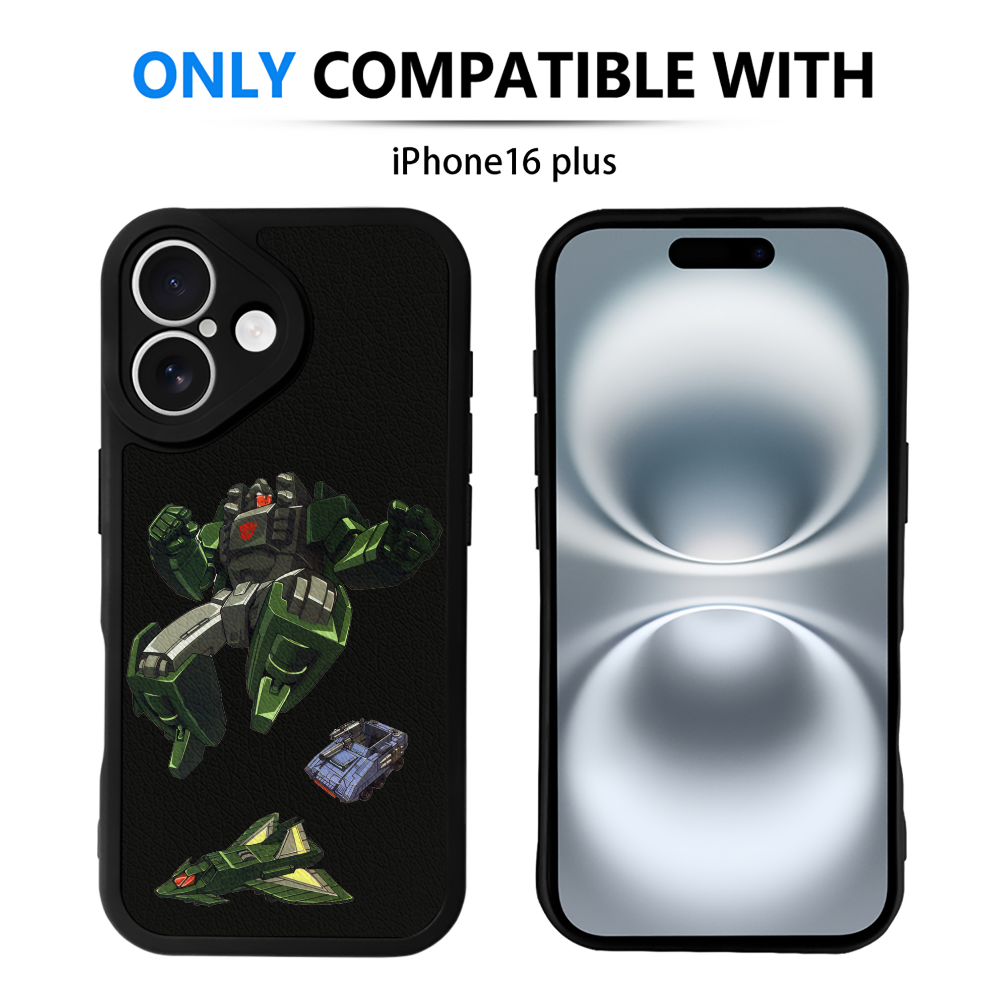 （画像用）  【iPhone 16シリーズ対応】シリコンスマホケース（レザー調） 材質：シリコン